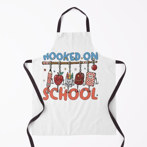 Item preview, Hooked On School Fishing Kids Cute Teacher designed and sold by KroghDs.
