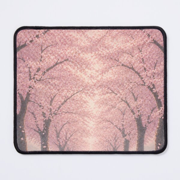 Item preview, Cherry Blossom Tunnel Wall Art – Japanese Sakura Avenue, Pink Spring Landscape Poster, Sticker, Mug & Phone Case designed and sold by Tomoyo Art.