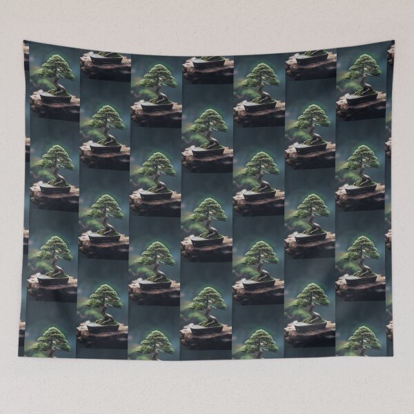 Item preview, Bonsai Tree Serenity Nature Photography designed and sold by EchoWave11.