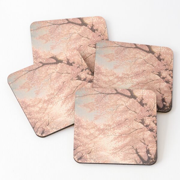 Item preview, Cherry Blossom River Wall Art – Japanese Sakura Landscape, Pink Spring Nature Poster, Sticker, Mug & Phone Case designed and sold by Tomoyo Art.