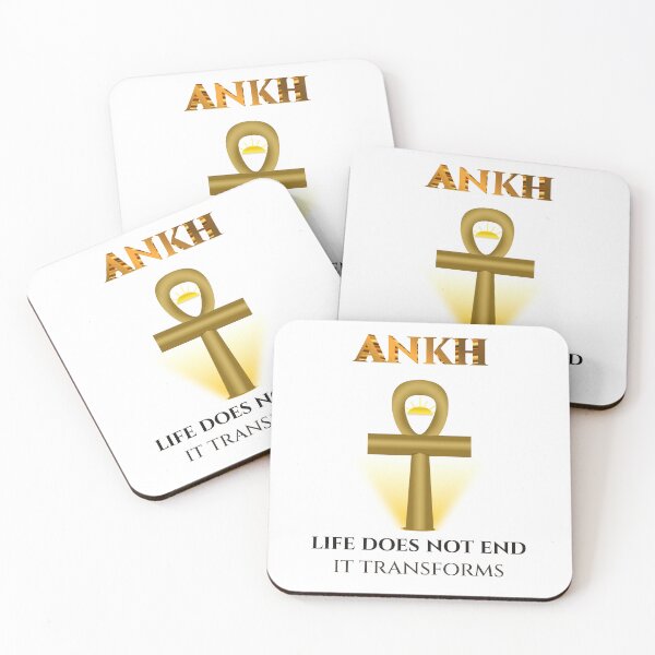 Item preview, Ankh · Life Does Not End It Transforms · Egyptian Rebirth Art · Ancient Egypt · Eternal Life Quote designed and sold by PharaohDArt.