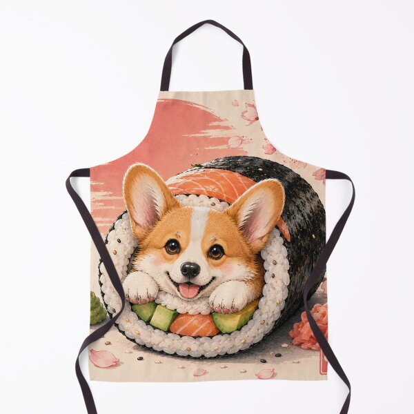 Item preview, Sushi Corgi - Cute Kawaii Japanese Food Dog designed and sold by TinyLegs.
