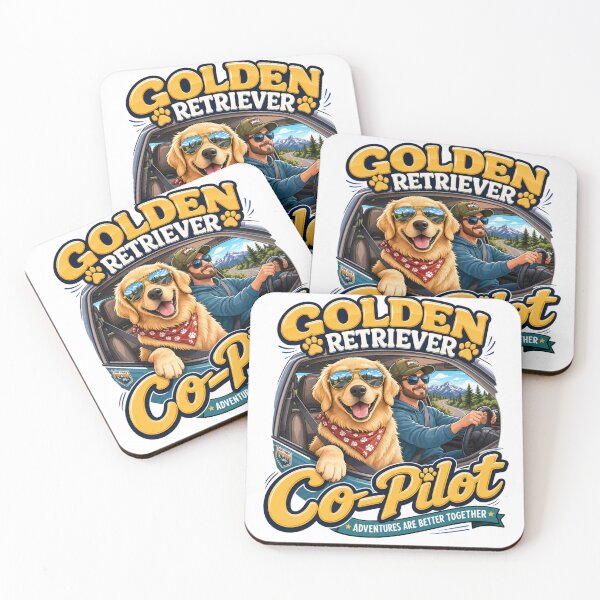 Item preview, Golden Retriever Co-Pilot Dog Dad Kawaii T-Shirt designed and sold by Ashley critters.