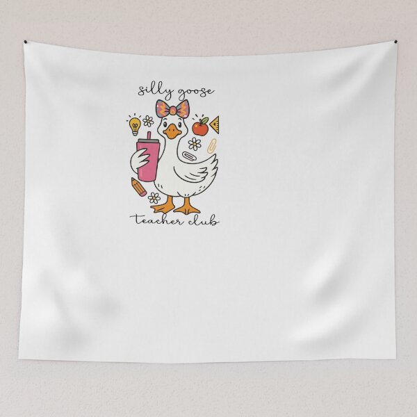 Item preview, Retro Silly Goose Teacher Club Back To School designed and sold by KroghDs.