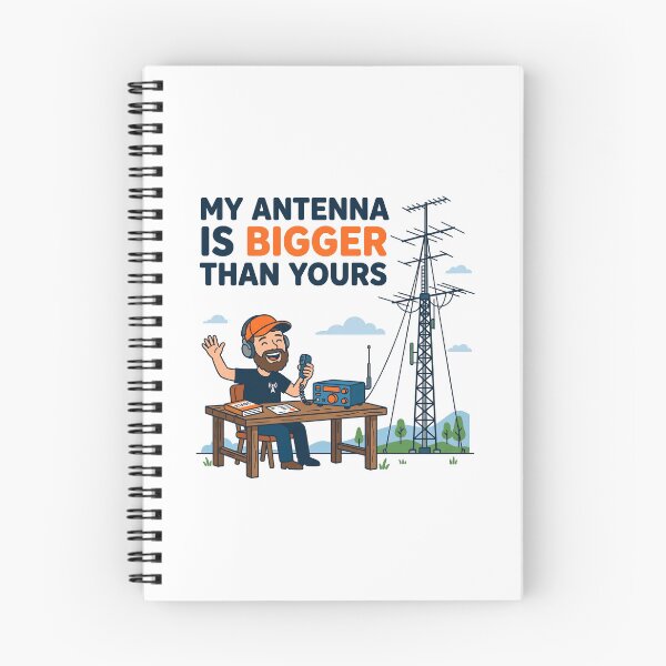 Item preview, My Antenna Is Bigger Than Yours – Funny Ham Radio Amateur Radio Design designed and sold by Sekla-Studio.