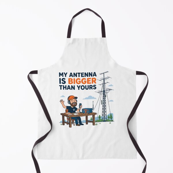 Item preview, My Antenna Is Bigger Than Yours – Funny Ham Radio Amateur Radio Design designed and sold by Sekla-Studio.