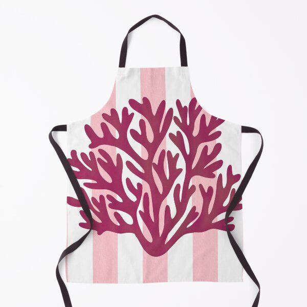 Item preview, Red coral and pink stripes designed and sold by Ana Gorozpe.