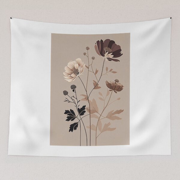 Item preview, Vintage Boho Botanical Floral Wildflowers designed and sold by NNCollection.
