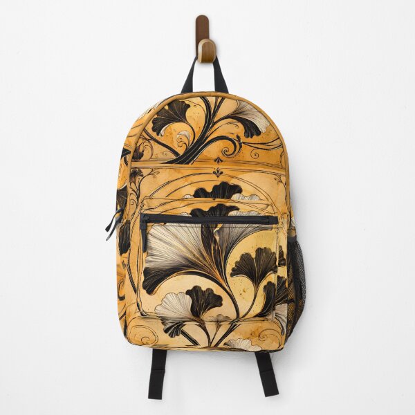 Item preview, BLACK AND WHITE GINKGO BILOBA LEAF VECTOR PATTERN designed and sold by KISHNAY-FASHION.