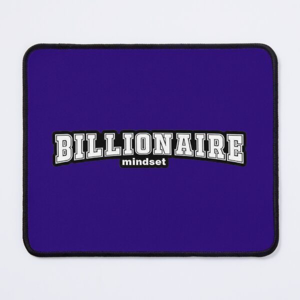 Item preview, Billionaire Mindset Varsity Typography - Entrepreneur Motivation Sticker designed and sold by Scro-Ciob-Shop.