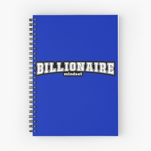 Item preview, Billionaire Mindset Varsity Typography - Entrepreneur Motivation Sticker designed and sold by Scro-Ciob-Shop.