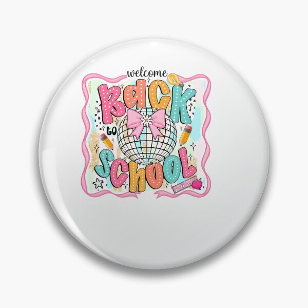 Item preview, Retro Back To School Disco Bow Kids Teacher designed and sold by KroghDs.