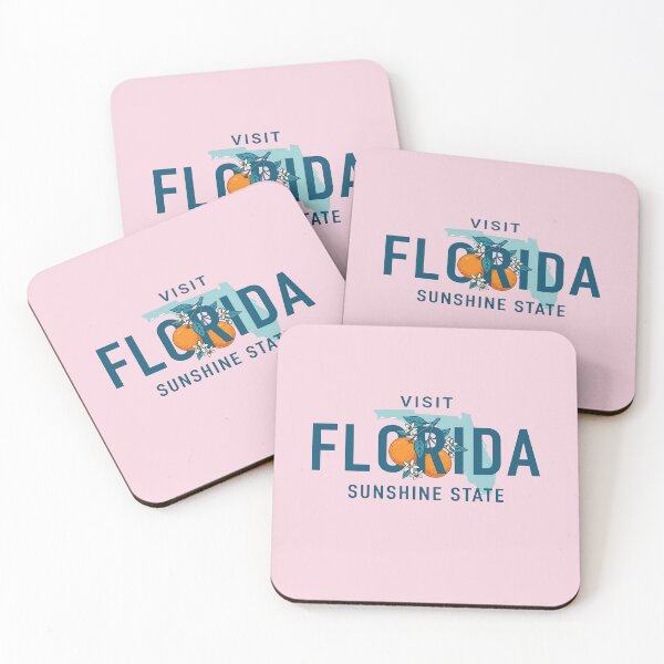 Item preview, Florida Vintage Retro Sunset Palm Trees Sunshine State Vacation Travel Graphic designed and sold by ronakris009.