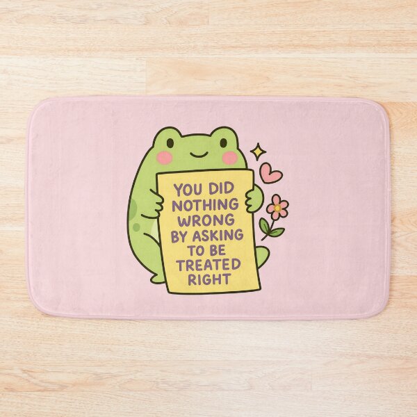 Item preview, Frog Affirmation Mental Health Self Love Cute Frog Positive Quote Gift designed and sold by ronakris009.