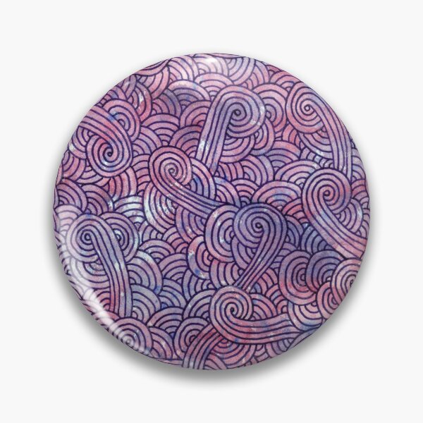 Item preview, Purple swirls doodles designed and sold by savousepate.