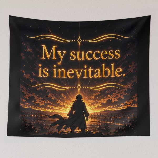 Item preview, My success is inevitable.(Anime Ver.) designed and sold by MaxDreamsArt.