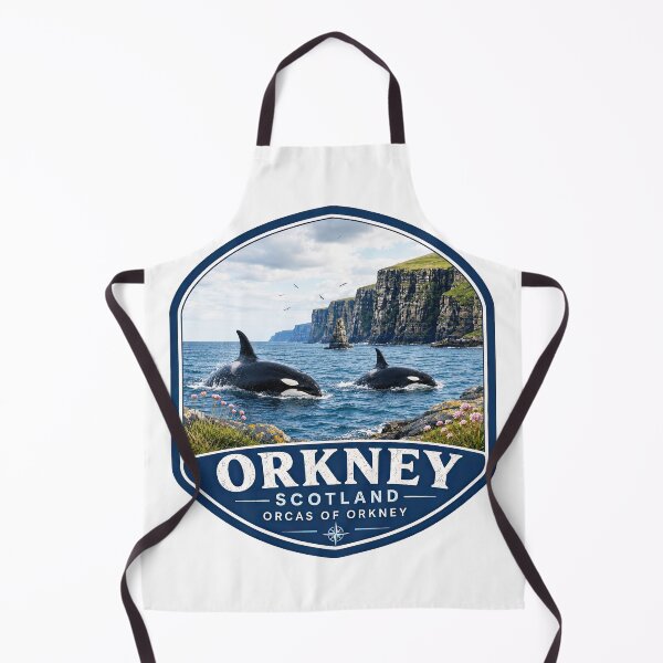 Item preview, Orcas of Orkney Scotland Coastal Wildlife Travel Design designed and sold by NewNomads.