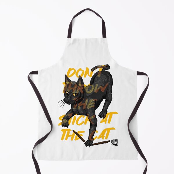 Item preview, Don't Throw the Stick at The Cat designed and sold by Colmeia de Ideias.
