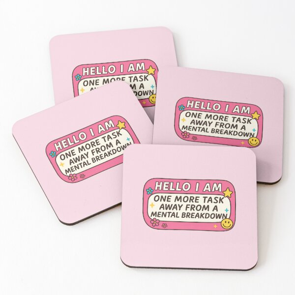 Item preview, Funny Mental Breakdown Relatable Pastel Cute Sarcastic Meme Design designed and sold by ronakris009.
