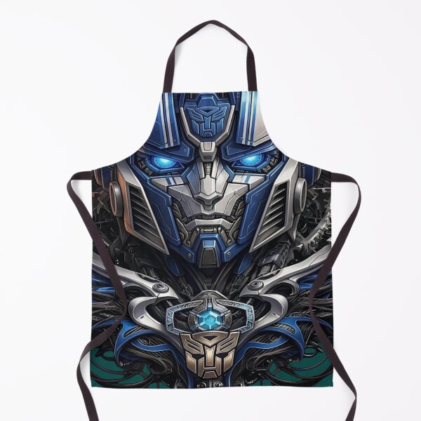 Item preview, Guardian of the Sands of Cybertron - Silver and Gold Egyptian Robotic Emblem designed and sold by RAYBIL.