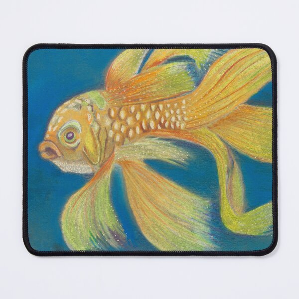 Item preview, Goldfish Glimmer holds an dance of abundance, bringing gentle waves of joy. designed and sold by MariaJ-Bloej.