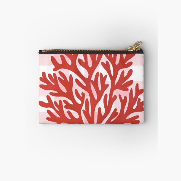 Item preview, Pink plaid and red coral designed and sold by Ana Gorozpe.