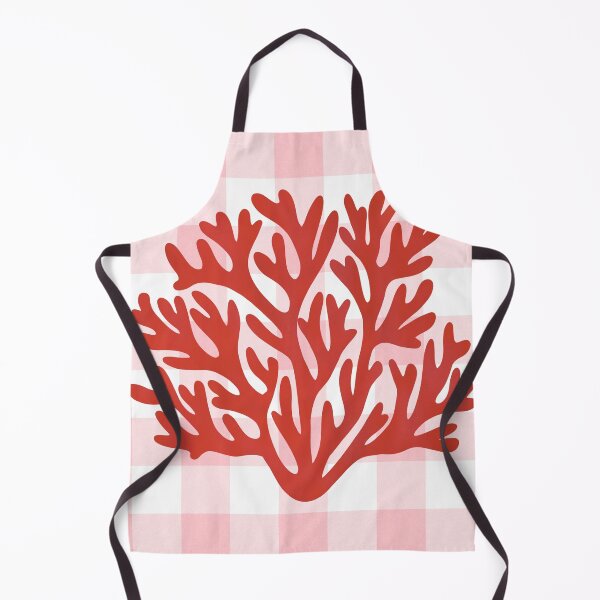 Item preview, Pink plaid and red coral designed and sold by Ana Gorozpe.