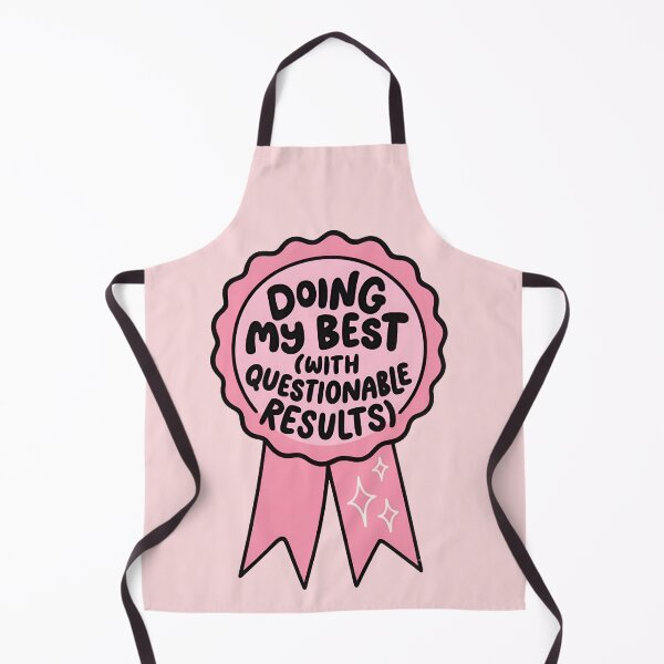 Item preview, Funny Mental Health Award Ribbon Doing My Best Cute Sarcastic Self Care Design designed and sold by ronakris009.
