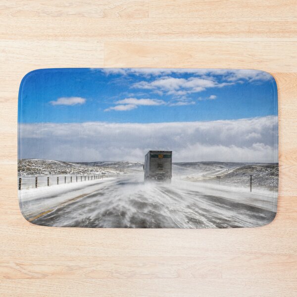 Item preview, Whiteout on the Wyoming Highway designed and sold by Kimberly Palmer.