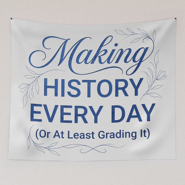 Item preview, Making History Every Day Or At Least Grading It Funny Teacher designed and sold by legacylivingshop.