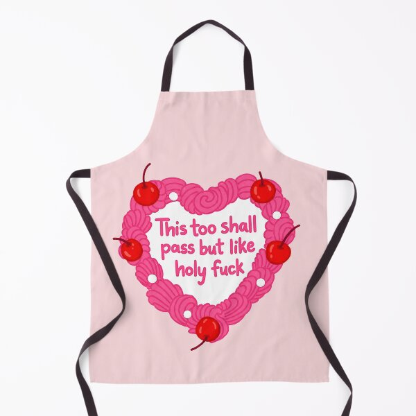 Item preview, Funny Mental Health This Too Shall Pass Heart Cake Cute Positive Quote Design designed and sold by ronakris009.