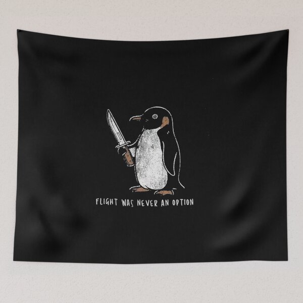 Item preview, Flight Was Never An Option - Funny Penguin Knife  designed and sold by Gbriel3.