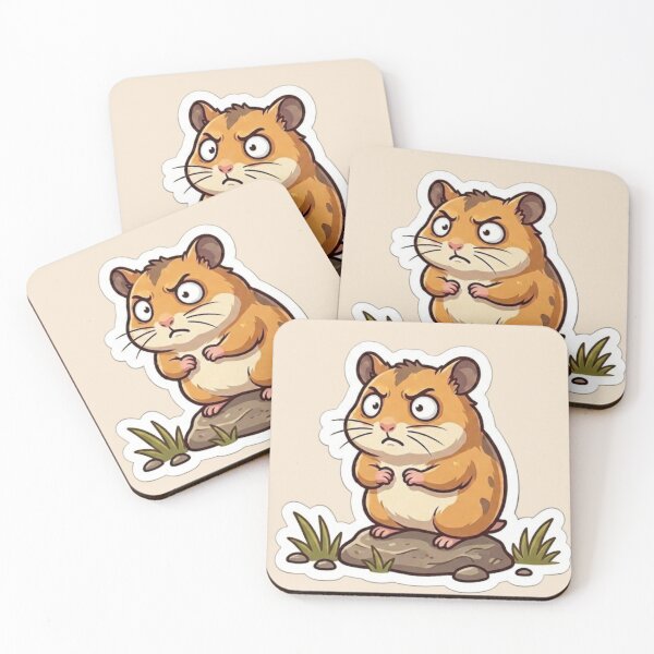 Item preview, Tiny Angry Hamster designed and sold by Safe Haven Pets.