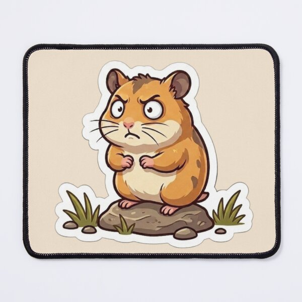 Item preview, Tiny Angry Hamster designed and sold by Safe Haven Pets.