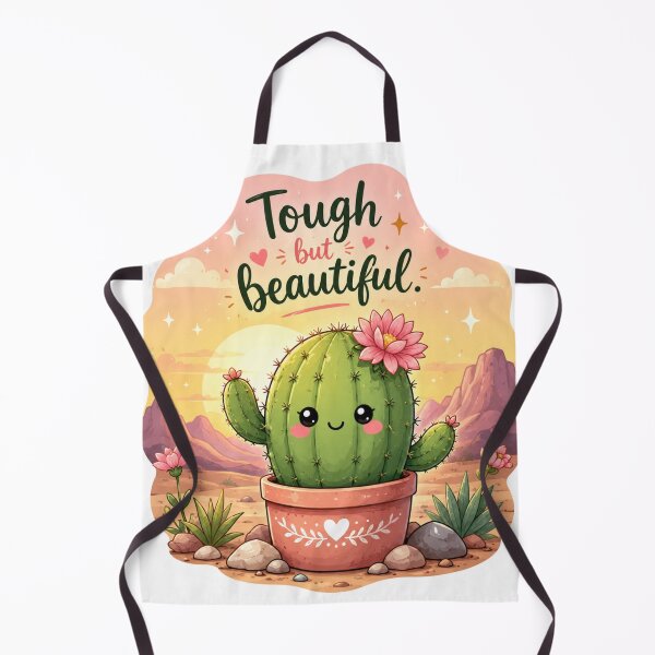 Item preview, Cute Desert Cactus Tough But Beautiful Sunset Sticker designed and sold by Snikdha.