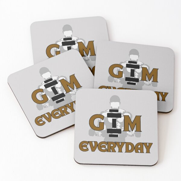 Item preview, Gym Everyday - Motivational Bodybuilding & Fitness Graphic designed and sold by SeJaa.