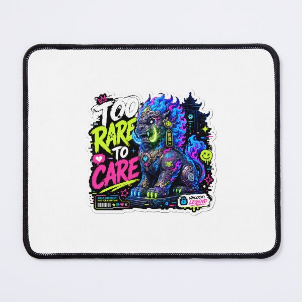 Item preview, Too Rare To Care Cyber Yali Sticker designed and sold by rockysupertramp.