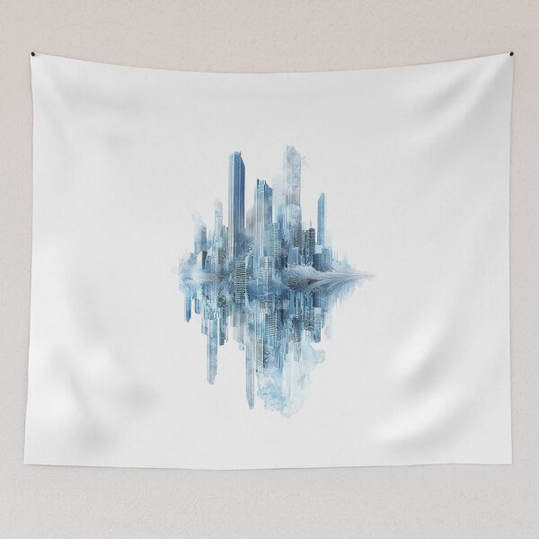 Item preview, Liquid Architecture - Fluid City Art designed and sold by STATIC SOUL.