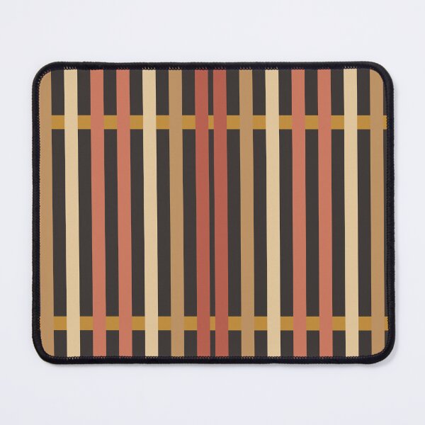 Item preview, Mid-Century Modern Asymmetric Stripe: Luxury Minimalist Earth Tone Pattern designed and sold by ThiagoSDantas.