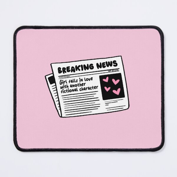 Item preview, Girl Falls in Love with Another Fictional Character Funny Book Lover Quote designed and sold by ronakris009.