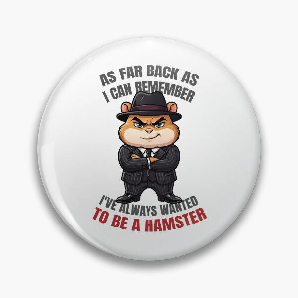 Item preview, Funny Gangster Hamster Animal Movie Parody Black designed and sold by Karma Design.