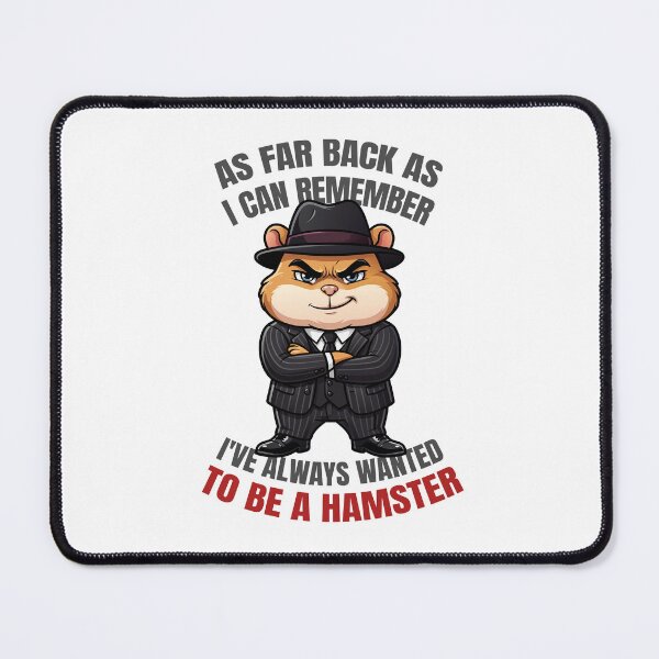 Item preview, Funny Gangster Hamster Animal Movie Parody Black designed and sold by Karma Design.