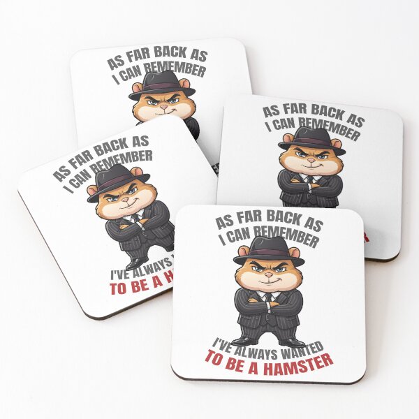 Item preview, Funny Gangster Hamster Animal Movie Parody Black designed and sold by Karma Design.