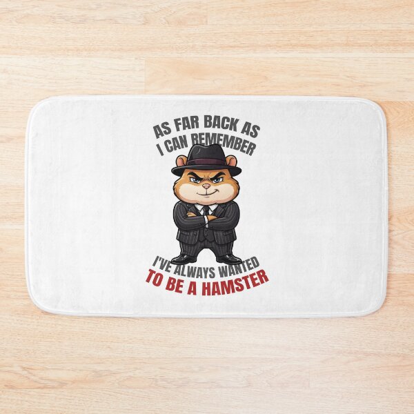 Item preview, Funny Gangster Hamster Animal Movie Parody Black designed and sold by Karma Design.