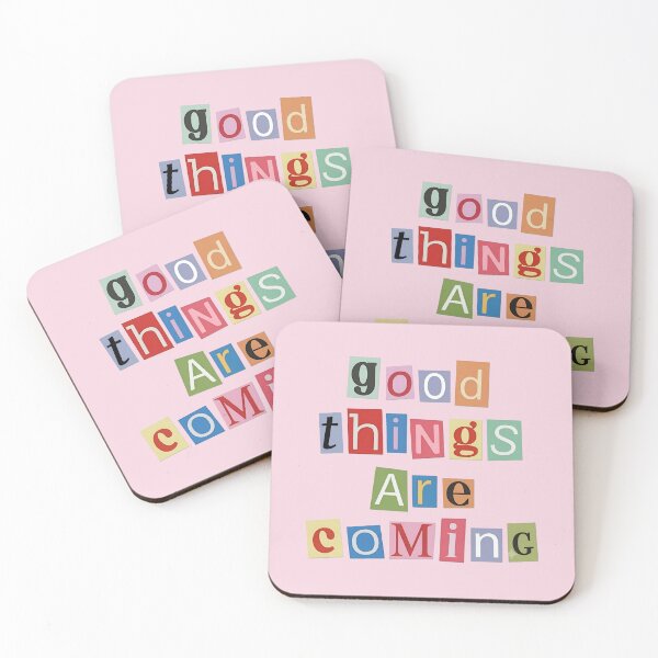 Item preview, Good Things Are Coming Magazine Letters Positive Affirmation Collage Design designed and sold by ronakris009.