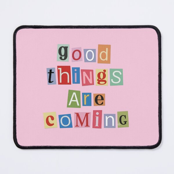 Item preview, Good Things Are Coming Magazine Letters Positive Affirmation Collage Design designed and sold by ronakris009.