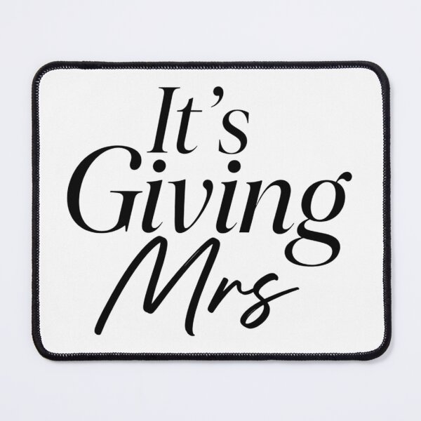 Item preview, It’s Giving Mrs Shirt, Bride to Be T-Shirt, Bachelorette Party Outfit, Engagement Shirt, Bridal Shower Tee designed and sold by Sprinkle12345.