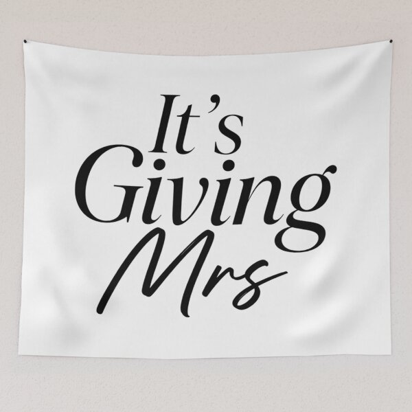 Item preview, It’s Giving Mrs Shirt, Bride to Be T-Shirt, Bachelorette Party Outfit, Engagement Shirt, Bridal Shower Tee designed and sold by Sprinkle12345.