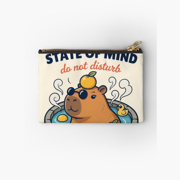 Item preview, "Zen Capybara Hot Spring Vibes - Kawaii Do Not Disturb Mood" designed and sold by Arobinoz.