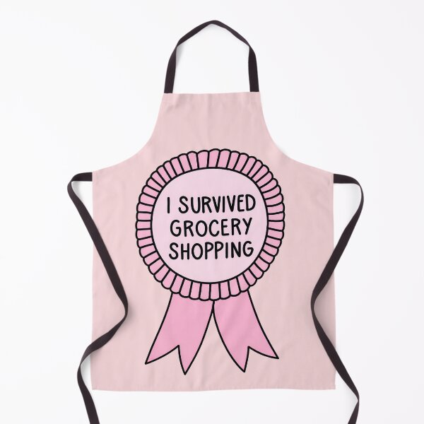 Item preview, Grocery Store Anxiety Badge Introvert ADHD Funny Mental Health Design designed and sold by ronakris009.